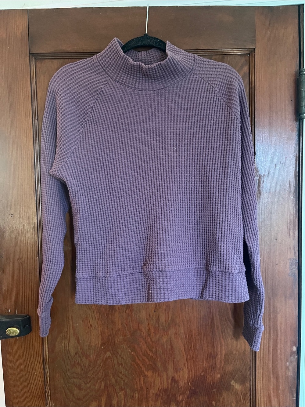 Purple North Face sweatshirt